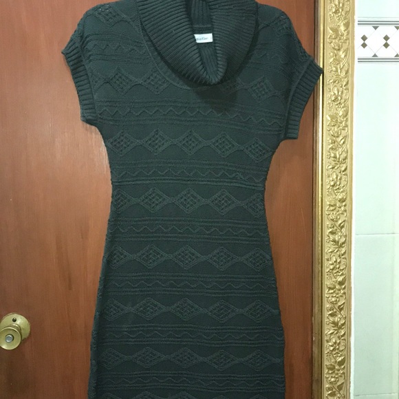 Calvin Klein Cowl Neck Sweater Dress - Picture 2 of 3